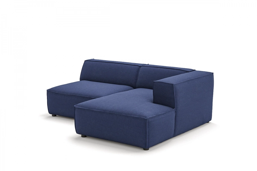 Model MODULARIS WB (wysoki bok) - Modularis WB sofa 1,5 osobowa + longchair prawy